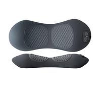 My Soothe Lab 3 in 1 Back Massager, 2025 New Portable Electric Massage Cushion, Soothe Neck Massager Pillow for Neck, Shoulder and Back (Dark Grey)