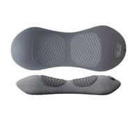 My Soothe Lab 3 in 1 Back Massager, 2025 New Portable Electric Massage Cushion, Soothe Neck Massager Pillow for Neck, Shoulder and Back (Light Grey)