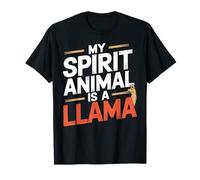 My Spirit Animal Is a Llama - Amour animal mignon et drôle T-Shirt