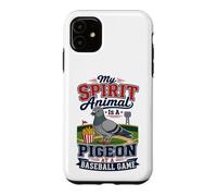 My Spirit Animal is A Pigeon At A Baseball Game Coque pour iPhone 11