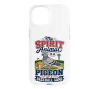 My Spirit Animal is A Pigeon At A Baseball Game Coque pour iPhone 15