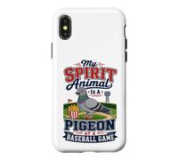 My Spirit Animal is A Pigeon At A Baseball Game Coque pour iPhone X/XS