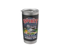 My Spirit Animal Is A Pigeon At A Baseball Game Gobelet isotherme en acier inoxydable double paroi
