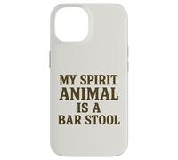 My Spirit Animal Is a Tabouret de bar Motif amusant Coque pour iPhone 14
