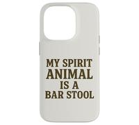 My Spirit Animal Is a Tabouret de bar Motif amusant Coque pour iPhone 14 Pro