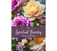 My Spiritual Journey Through the Service Year: JW Notebook for Jehovah’s Witness to Record Spiritual Highlights from Conventions, Personal Study and Other Events | Nice JW Gift for Pioneers