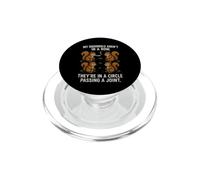 My Squirrels aren't in A Row Humour Animal Fun PopSockets PopGrip pour MagSafe