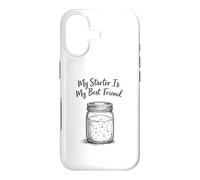 My Starter is My Best Friend Sourdough Bread Baking Baker Coque pour iPhone 17