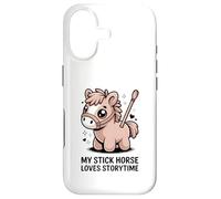 My Stick Horse Loves Storytime, Un Joli Poney Coque pour iPhone 17