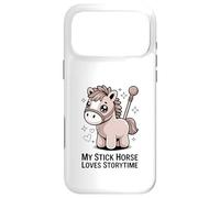 My Stick Horse Loves Storytime, Un Joli Poney Coque pour iPhone 17 Pro Max