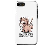 My Stick Horse Loves Storytime, Un Joli Poney Coque pour iPhone SE (2020) / 7/8