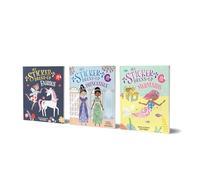 My Sticker Dress Up Sparkle Sisters Lot de 1050 livres d'autocollants réutilisables avec vêtements/accessoires, parfaits pour les enfants de 4 à 8 ans en voyage/voyage, anniversaires, vacances