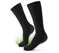 my STITCHERY Chaussettes de football antidérapantes avec texte brodé - Chaussettes de football personnalisées comme idée cadeau exceptionnelle, Noir , 39-46