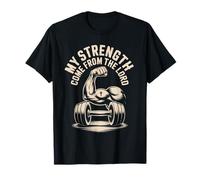 My Strength - Christian Bible Verse Gym Motivation T-Shirt