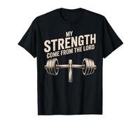 My Strength - Christian Bible Verse Gym Motivation T-Shirt