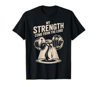 My Strength - Christian Bible Verse Gym Motivation T-Shirt
