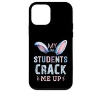 My Students Crack Me Up Œuf de Pâques Amusant pour Professeur Coque pour iPhone 12 Mini