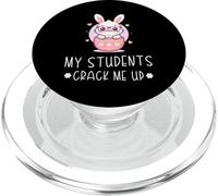My Students Crack Me Up Œuf de Pâques Amusant pour Professeur PopSockets PopGrip pour MagSafe