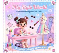 My Style World: Fashion Coloring Book for Girls