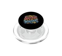My Success is an Introvert Un réalisateur Silencieux ||- PopSockets PopGrip pour MagSafe