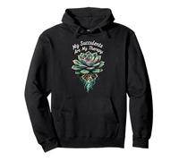 My Succulents are My Therapy Plant Lover Gardening Sweat à Capuche