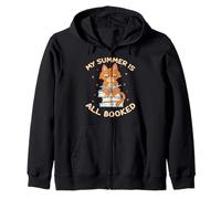 My Summer Is All Booked Funny Bookworm Reading Gift Sweat à Capuche