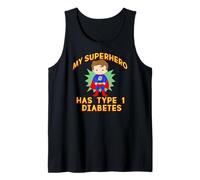 My Superhero A Type 1 Diabetes T1D Brown Haired Boy Meme Débardeur