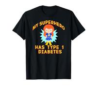 My Superhero A Type 1 Diabetes T1D Red Haired Girl Meme T-Shirt