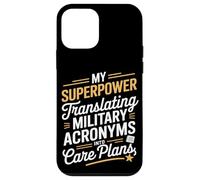 My Superpower Traduire les acronymes militaires VA Nurse Coque pour iPhone 12 mini
