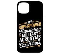 My Superpower Traduire les acronymes militaires VA Nurse Coque pour iPhone 13