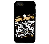 My Superpower Traduire les acronymes militaires VA Nurse Coque pour iPhone SE (2020) / 7 / 8