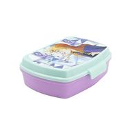 My sweety pop - Boîte à goûter La Reine Des Neiges - Lunch box - Pour enfant - Crèche - Maternelle - Ecole - Vacances - Repas - 17 cm - Idée Cadeau - Violet/Bleu