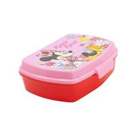 My sweety pop - Boîte à goûter - Lunch box - Pour enfant - Crèche - Maternelle - Ecole - Vacances - Repas - 17 cm - Idée Cadeau - Minnie Mouse - Rouge/Rose - pour garcon