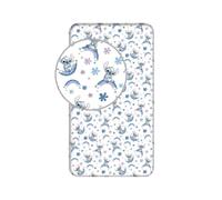 My sweety pop - Drap Housse Stitch Blanc - 1 Piece - Enfant - 1 Personne - Coins Elastiques - 90 x 200 cm - 100% Coton