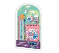 My sweety pop | Ensemble de Papeterie Disney Lilo et Stitch 5 Pièces | Kit Fournitures Scolaires Enfant avec Carnet Crayon Gomme Règle et Taille-Crayon | Idée Cadeau Anniversaire et Rentrée pour Fille