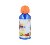 My sweety pop - Gourde - Aluminium - Pour enfant - Crèche - Maternelle - Ecole - Vacances - Repas - 17,5 cm - 400 ml - Hydratation - Idée Cadeau - Dragon Ball - Bleu - pour garcon