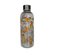 My sweety pop | Gourde Bambi Disney pour Enfant 850ml Transparente | Bouteille d'Eau Réutilisable sans BPA | Design Floral Imprimé | Idée Cadeau Originale Fille et Garçon