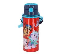 My sweety pop | Gourde Pat Patrouille 600ml pour Enfant | Bouteille d'eau Aluminium avec Protection Silicone Anti-Choc | Design Chase Stella Marcus | Idéal École Sport et Randonnée | Sans BPA