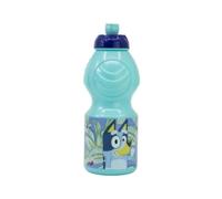 My sweety pop - Gourde - Plastique - Pour enfant - Crèche - Maternelle - Ecole - Vacances - Repas - 18 cm - 400 ml - Hydratation - Idée Cadeau - Bluey - Bleu - garcon