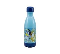 My sweety pop - Gourde Plastique sans BPA pour enfant - Crèche - Maternelle - Ecole - Vacances - Repas - 23,5 cm - 560 ml - Hydratation - Idée Cadeau - Bluey - Bleu - pour garcon