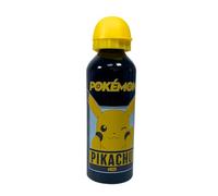 My sweety pop | Gourde Pokemon Enfant 500ml | Bouteille d'eau en Aluminium | Légère | Idéale École Sport Sorties Famille | Design Pikachu Authentique | Idée Cadeau Garçon (Pokemon - noir)