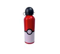 My sweety pop | Gourde Pokemon Enfant 500ml | Bouteille d'eau en Aluminium | Légère | Idéale École Sport Sorties Famille | Design Pikachu Authentique | Idée Cadeau Garçon (Pokemon - rouge/noir)