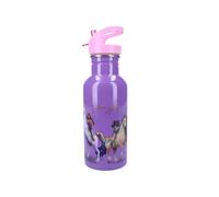 My sweety pop - Gourde pour enfant - Acier Inoxydable - Crèche - Maternelle - Ecole - Vacances - Repas - 22 cm - 500 ml - Hydratation - Idée Cadeau - Bouteille (Unicorn Academy - Violet)