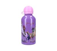 My sweety pop - Gourde pour enfant - Aluminium - Pour enfant - Crèche - Maternelle - Ecole - Vacances - Repas - 19 cm - 500 ml - Hydratation - Idée Cadeau (Unicorn Academy - Violet/Rose)