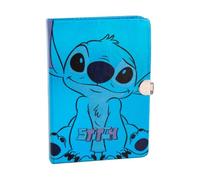 My sweety pop | Journal Secret | Licence Stitch | Bleu | Coffret agenda intime compact en papier et couverture PU pour conserver les secrets des enfants en toute sécurité.