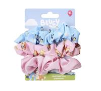 My sweety pop | Lot de 3 Chouchous Bluey | Élastiques Cheveux Velours Rose et Bleu | Accessoires Coiffure Enfant Anti-Casse | Cadeau Anniversaire Bluey et Bingo
