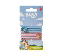 My sweety pop | Lot de 8 Accessoires Cheveux Bluey | Élastiques et Chouchous Bleus et Violets | Coiffure Enfant Anti-Casse | Cadeau Anniversaire Fille et École