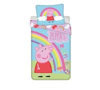 My sweety pop - Parure de lit pour bébé Peppa Pig - 2 Pieces - Enfant - Housse de Couette - Réversible - 140 x 200 cm - Taie d'oreiller - 70 x 90 cm Literie - 100% Coton