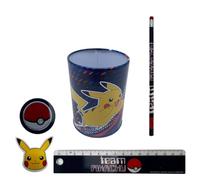 My sweety pop - Set de Papeterie 6 Pieces Pokémon pour Garcon - Maternelle - garderie - Primaire - Ecole - Fournitures Scolaires - idée Cadeau - Dessin - Coloriage