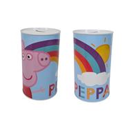 My Sweety Pop Tirelire en métal Peppa Pig Bleu école Rangement pièces 17 5 | cm
